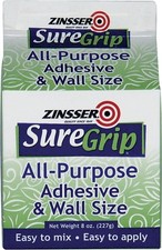 Zinsser 62008 SureGrip All-Purpose Adhesive and Wall Size, 8 oz