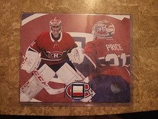 Carey Price Montreal Canadiens game used stick 8x10 picture with coa 