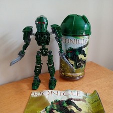 Lego Bionicle Tao Matau 8605. Complete, with Tub ,& Instructions (2004)