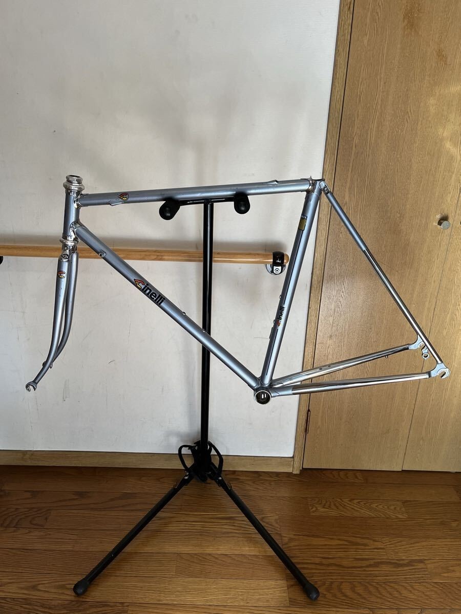 BRUNELLO CUCINELLI - cinelli super corsa フレーム　シルバー CINELLI ( チネリ ) ロードフレーム SUPERCORSA ( スーパー