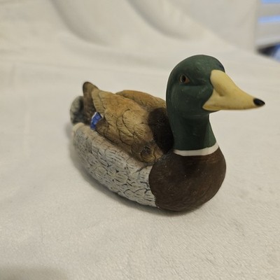 Vintage Angeline Original Handpainted Porcelain Mallard Duck Figurine Japan