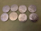 Canada Lot of (8) 1963 Canada Silver Dollars Nice
