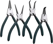 4Pcs Snap Ring Pliers Set - 7" Heavy Duty Internal/External Circlip Kit