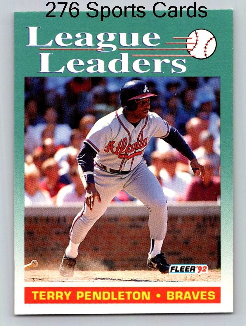 1992 Fleer Terry Pendleton #691