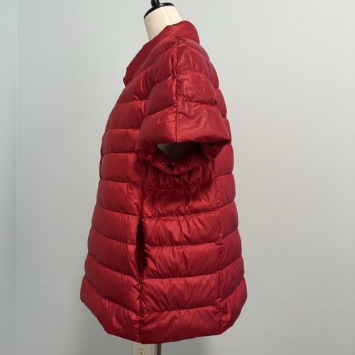 Martha Stewart Women's Plus Short Sleeve Quilted Down Puffer Vest Size 1X - Bild 4 von 11