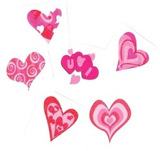 144 Glitter Heart Temporary Tattoos 1.25  Fun Designs Party Favor