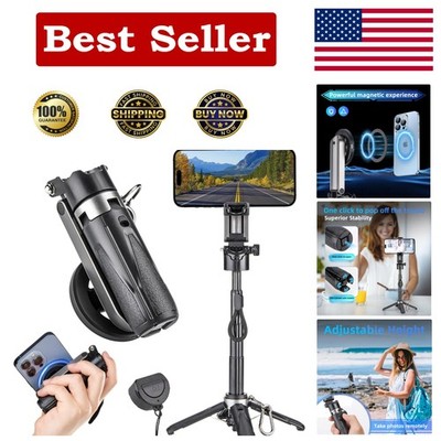 for Magsafe Tripod Stand for iPhone,Portable Pocket Size Selfie Stick with Re...