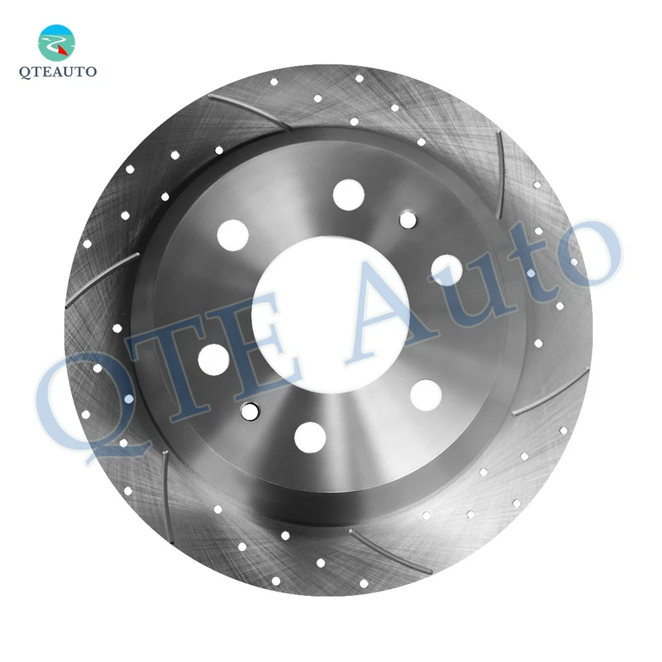 Front 303mm Drilled Slotted Brake Disc Rotors For 2000-2005 Buick Lesabre - Image 2 of 4