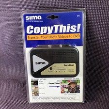 Sima CT-1 VHS Transfer To DVD Copy This Digital Video Enhancer Duplicator Sealed
