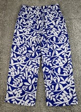 Calvin Klein Women's Dress Pants Linen Blend Size Small Pull on Comfort