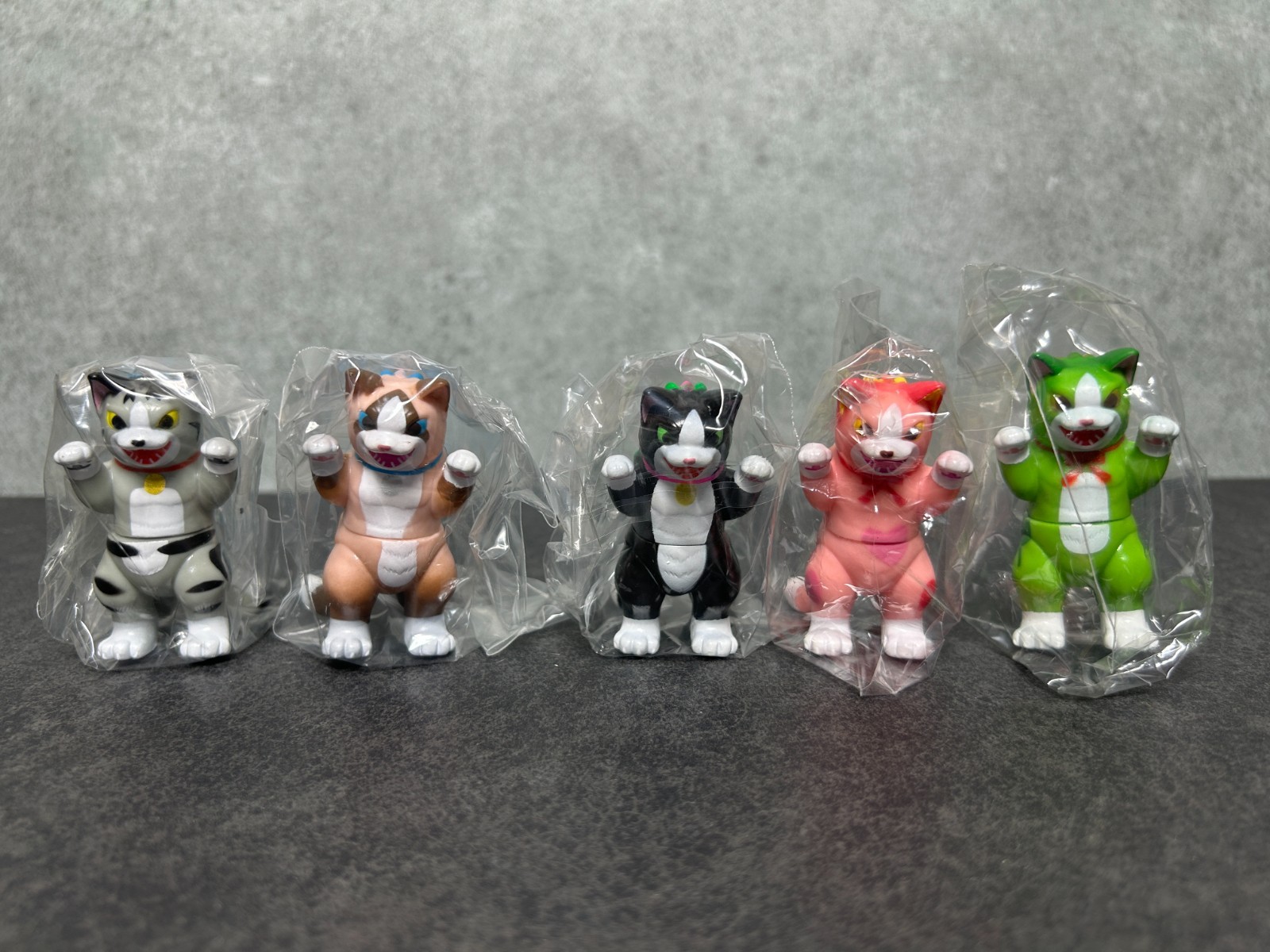 VAG Konatsu Negora Konatsuya Sofubi Soft Vinyl Figure 5 types complete set
