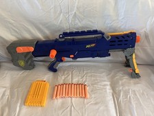 NERF N-Strike Elite Longshot CS-6 Blue Version Includes clip  12 darts