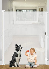 65  Extra Tall Retractable Baby Gate Indoor Gate 55  Wide