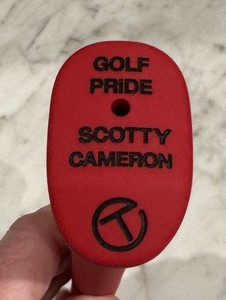 Poignée Putter Pistol Scotty Cameron Dancing Scotty - Rouge Caoutchouc Taille Standard
