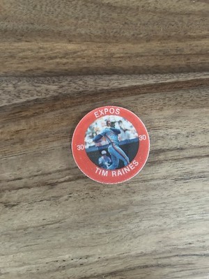 1984 7 Eleven Slurpee Super Star Sports Coins East Region Tim Raines # 20 HOF OF