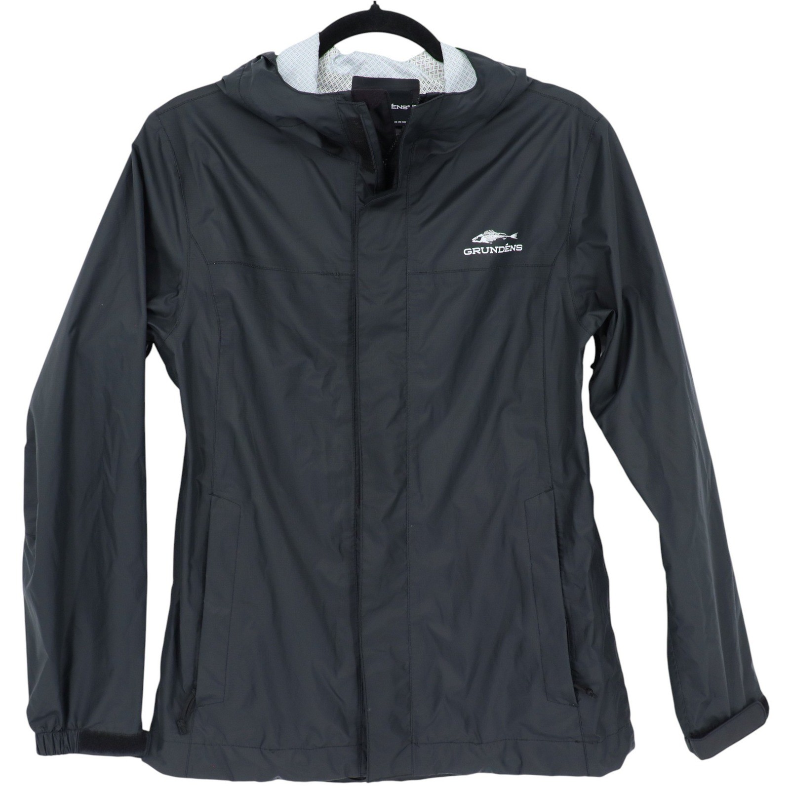 Grundens Weather Watch Rain Jacket Mens Size S Black Lightwe