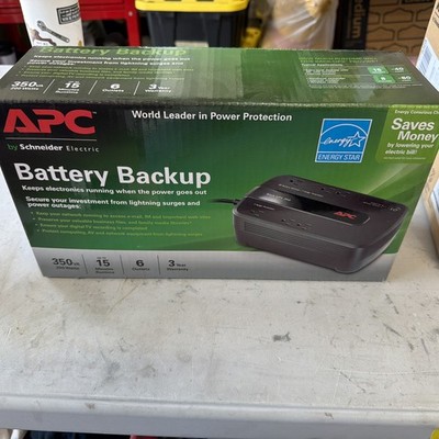APC Back-UPS 350VA 200W 120V Battery Backup Surge Protector
