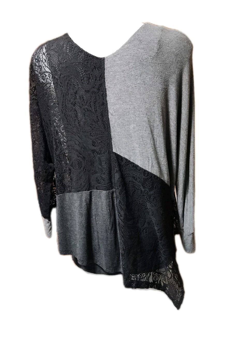 Democracy Patchwork Size Medium Tunic Top Asymmet… - image 3