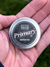 Bottled Virtue - Primary Moustache Wax  Original Can You Handlebar Formula