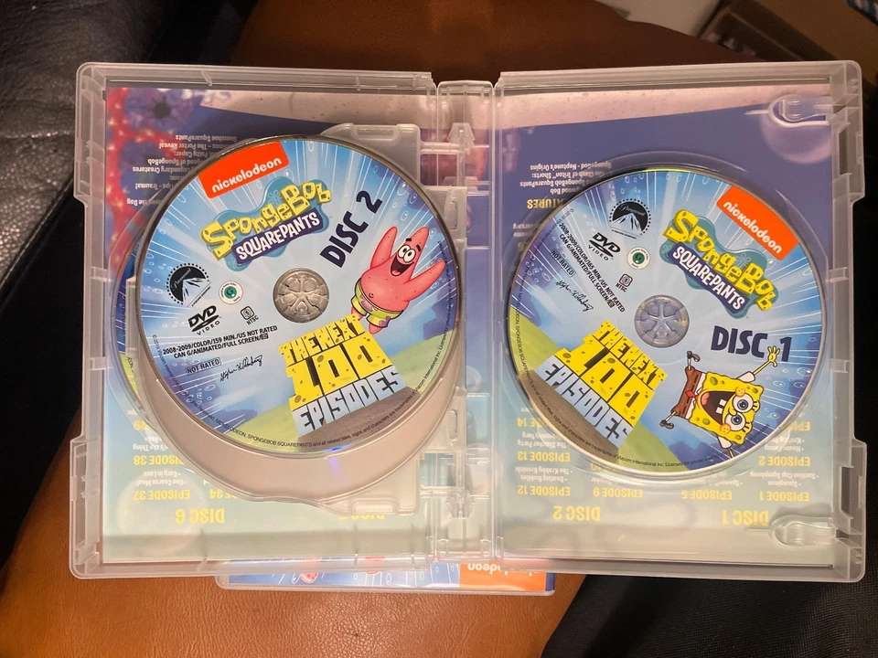 SpongeBob Squarepants The Next 100 Episodes (DVD) 16 Disc Set - EUC - Image 3 of 4