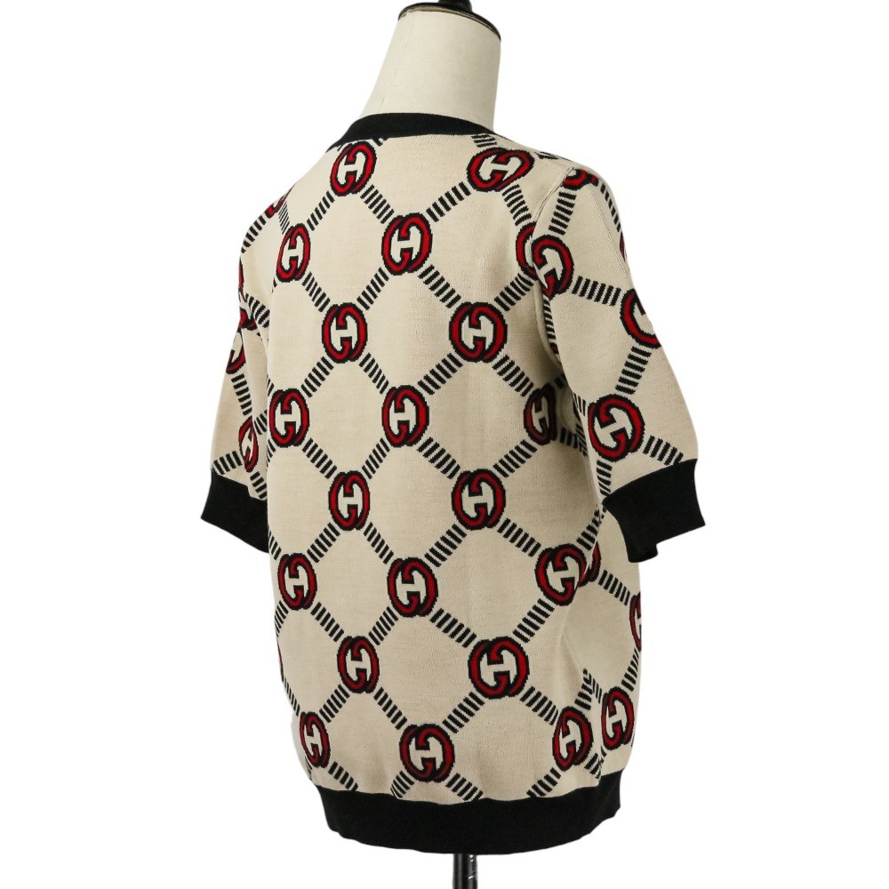 GUCCI Interlocking GGPattern Reversible Knit Swea… - image 7