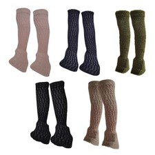 2Pcs Figure Skating Leg Warmers Warm Leg Cover for Training Fitness Workouts