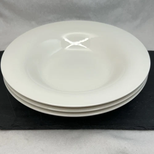 Villeroy & Boch Germany Premium Porcelain Rim Soup Bowls 9 1/2" Set of 3 Germany