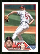 2023 Topps #298 Shane Bieber Cleveland Guardians 66833