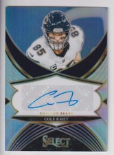 COLE KMET 2024 PANINI SELECT FOOTBALL AUTOGRAPH AUTO CARD #SSP-CKT