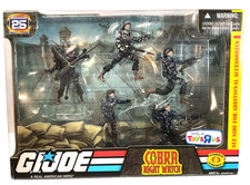 G.I. Joe 25th Anniversary Cobra Night Watch Figures Toys R Us Exclusive New