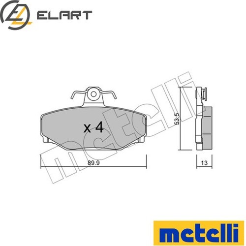 BRAKE PAD SET DISC BRAKE 22-0131-0 FOR VOLVO 940/Kombi/II 960 740 760 S90 V90
