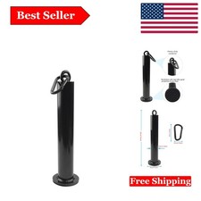 Heavy-Duty Olympic Weight Loading Pin with Carabiner for Versatile Strength T...