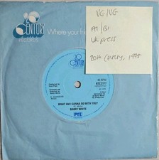 Barry White What Am I Gonna Do With You Vinyl Record 7" VG/VG BTC2177 1975