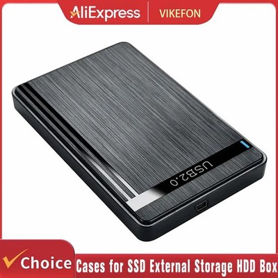 2.5'' External Hard Drive Enclosure USB 3.0 2.0 SATA SSD Storage Case Box