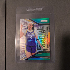 2023 PANINI PRIZM WNBA FRACTAL INSERT #7 DEARICA HAMBY LOS ANGELES SPARKS