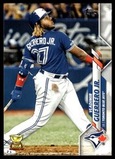 Vladimir Guerrero Jr. 2020 Topps #182 Blue Jays FREE SHIPPING AutographDen