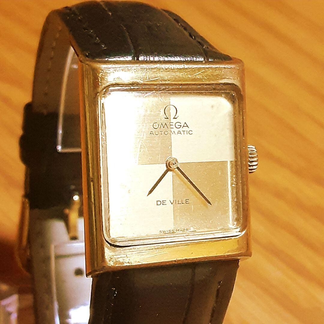 OMEGA DE VILLE SWISS MADE ヴィンテージ 不動 Omega De Ville Automatic 29×25mm Vintage Men's Watch Used