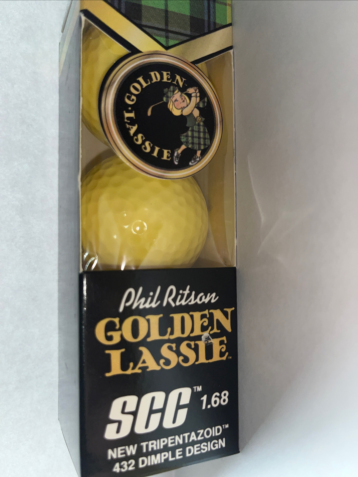 Yellow Golf Balls 3 Pack Classic Womens Golf Balls