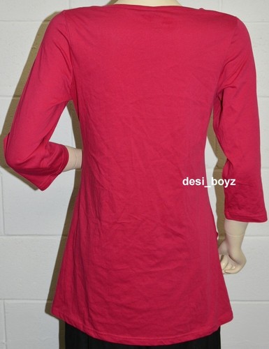 Brand New - Nine&Mine Magenta Maternity Top / Blouse - Size: 12 - Picture 3 of 6