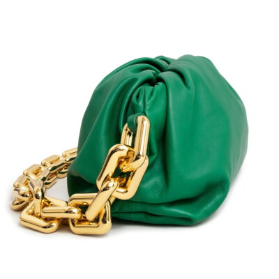 Bottega Veneta The Chain Pouch Shoulder Bag Calfskin Leather