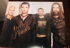 Gavin Rossdale Sixteen Stone Razorblade Suitcase Signed 11x14 Photo COA