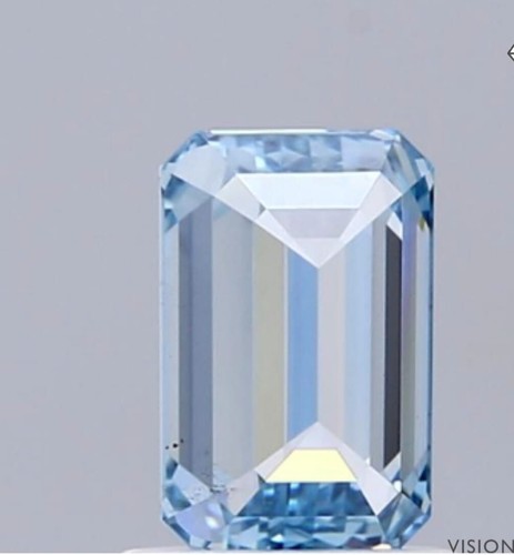 Lab Grown 1.50ct FANCY VIVID BLUE VS1 Clarity STONE IGI Certified CVD DIAMOND - Picture 10 of 12