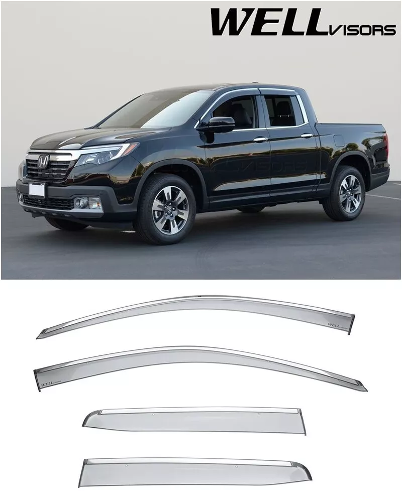 Honda ridgeline window sale deflectors