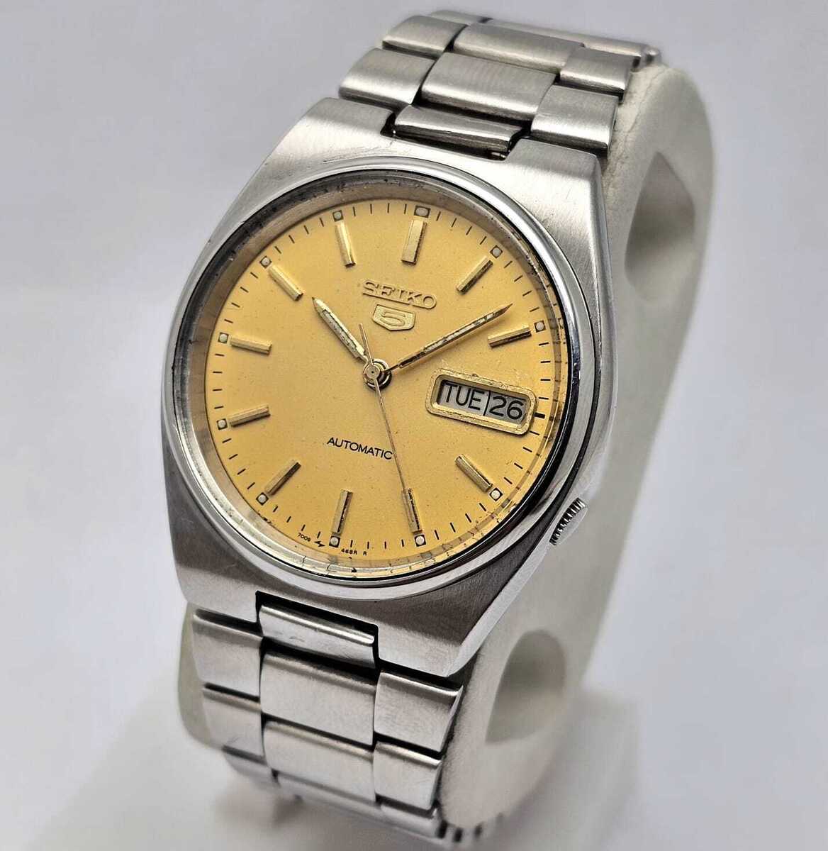 SEIKO 5 AUTOMATIC 7009-3130 DAY/DATE VINTAGE MEN'S WATCH | eBay SEIKO 5 AUTOMATIC 7009-3130 DAY/DATE VINTAGE MEN'S WATCH | eBay
