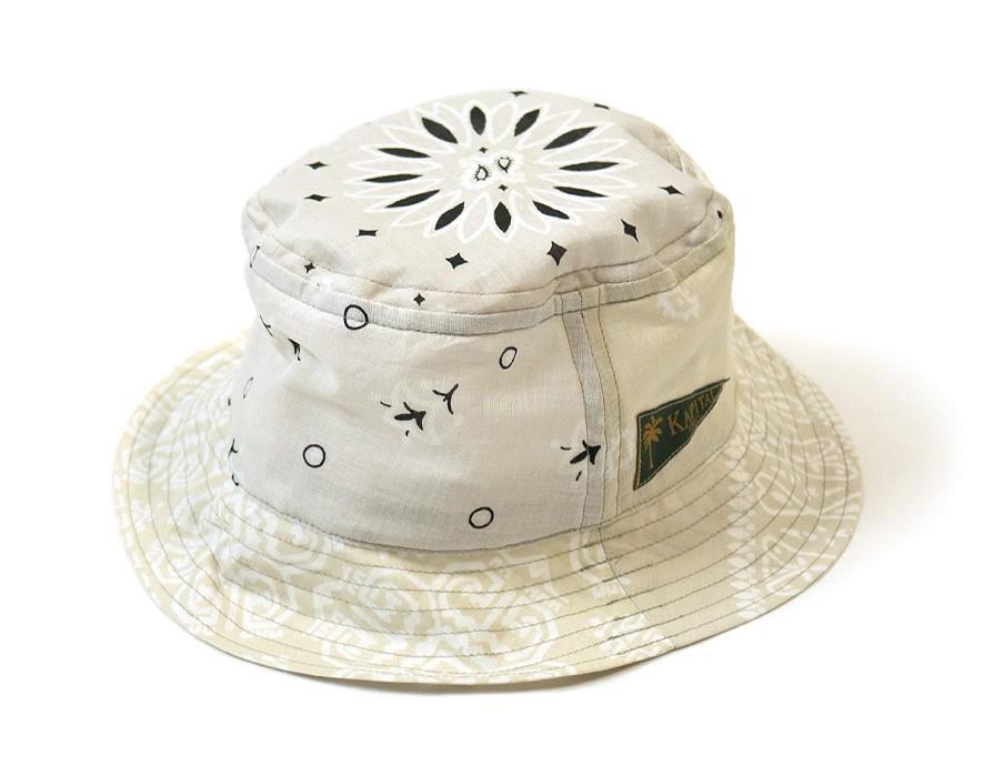帽子 KAPITAL BANDANA PATCHWORK BUCKET HAT Kapital - Bandana Patchwork BUCKET Hat (Short Brim) - Green