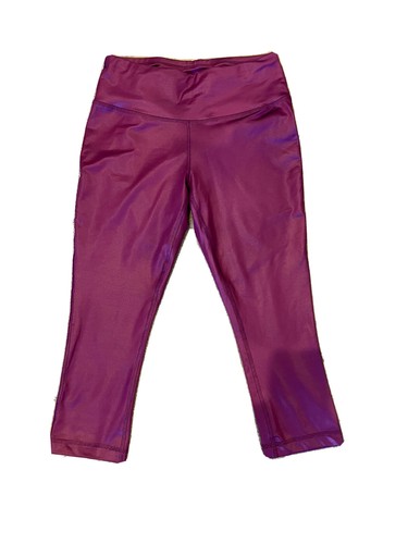 Zelos Yoga Women's Athleisure Pants Stretch Size Small Burgundy Cropped NEW - Bild 2 von 6