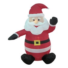 4 FOOT TALL Christmas Inflatable Santa Claus LED Lights Blowup Yard Decoration