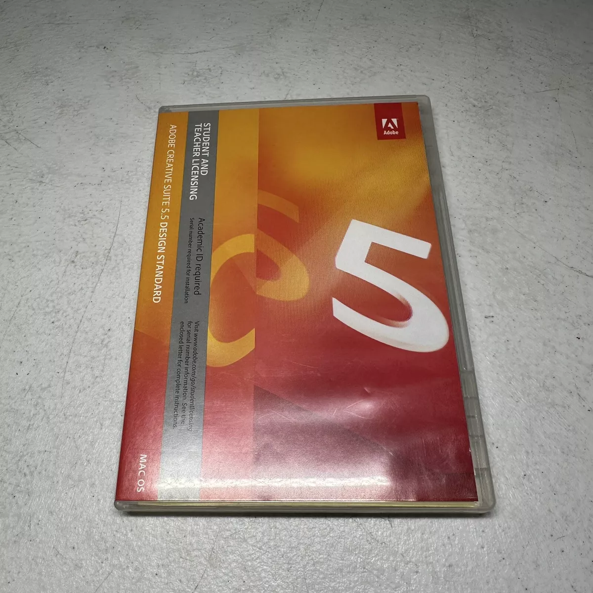 Adobe Creative Suite 5.5 CS5.5 Design Standard For MAC OS Full Retail DVD Vers.