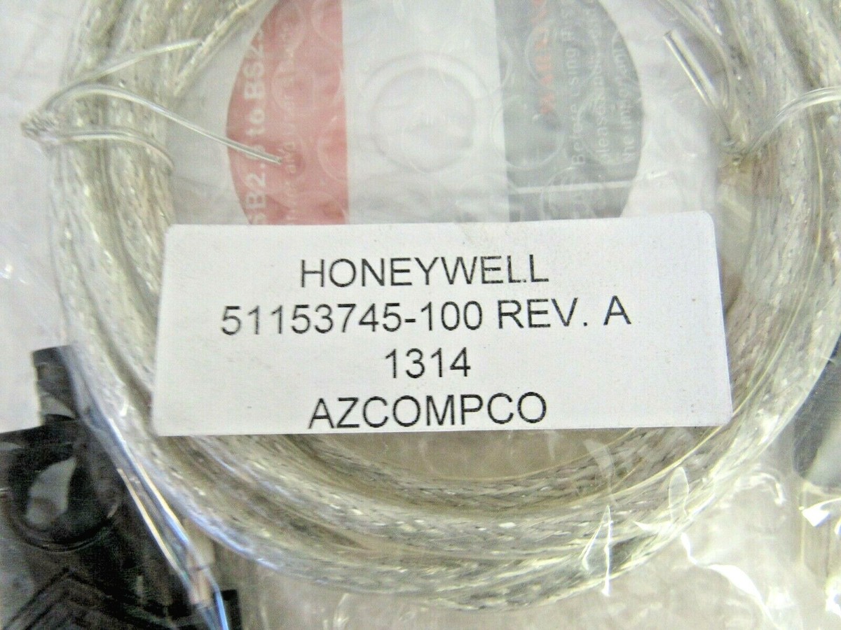 Honeywell 51153745-100 REV A 1314 USB to Serial RS232 Cable New w