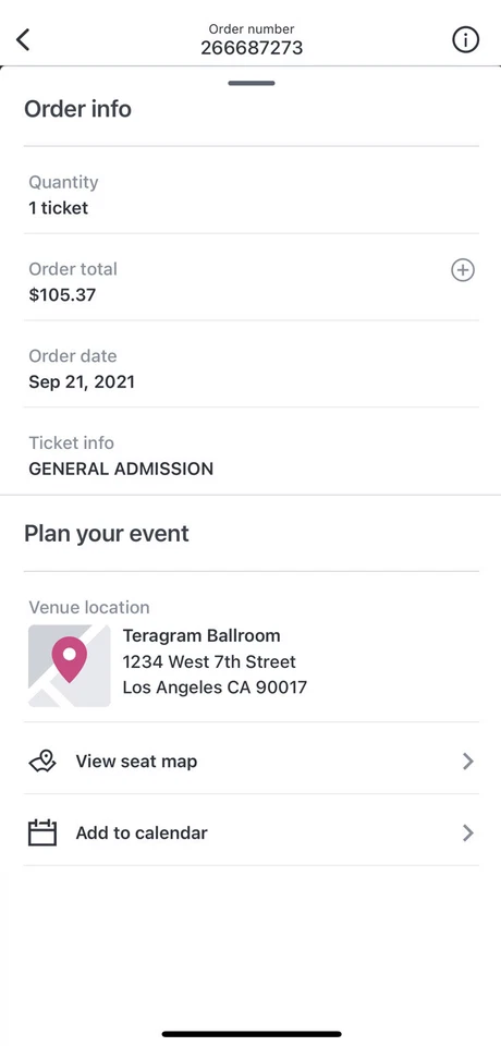 Wolf Alice Concert Ticket (1), General Admission, October 28 Los Angeles - Image 2 of 2